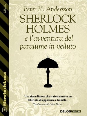 cover image of Sherlock Holmes e l'avventura del paralume in velluto